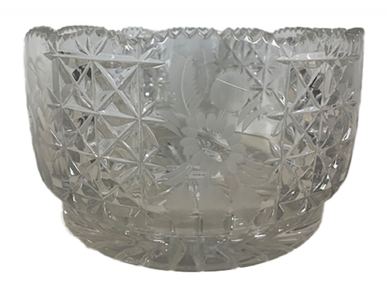 Large Cut Crystal Bowl