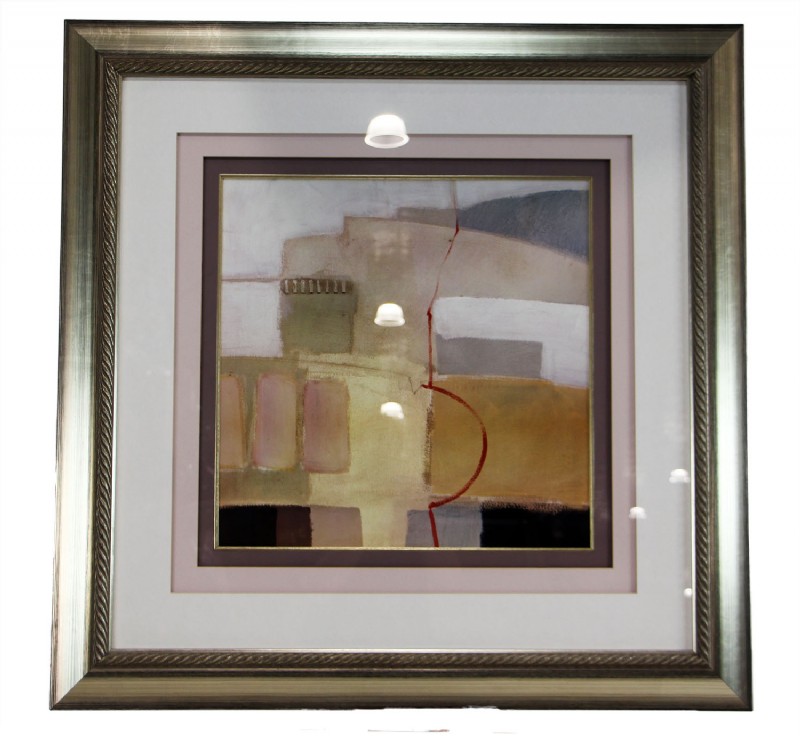 Multicolor Abstract Print- Nicely Framed