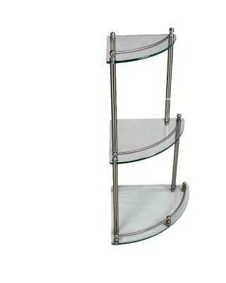 Three Shelf Glass CornerTable