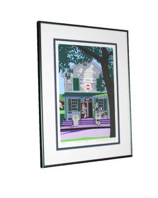 "Pool's Store" Framed Print Signed by Artist