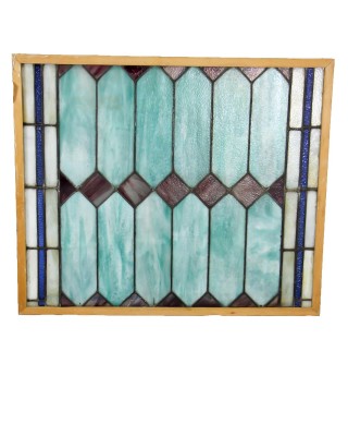 Antique Green Lavender Single Panel