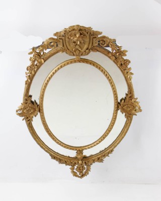 Gilded Rose Wall Mirror