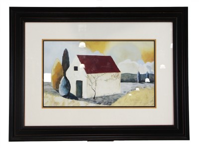 " Country House" Print- Nicely Framed