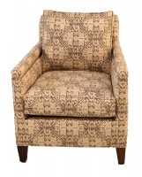 Upholstered Armchair With Nailhead Trim