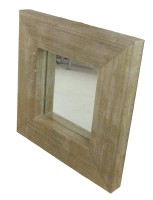 Fabric Covered Wall Mirror