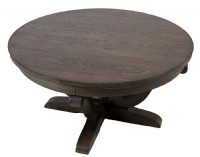 Round Wooden Cocktail Table